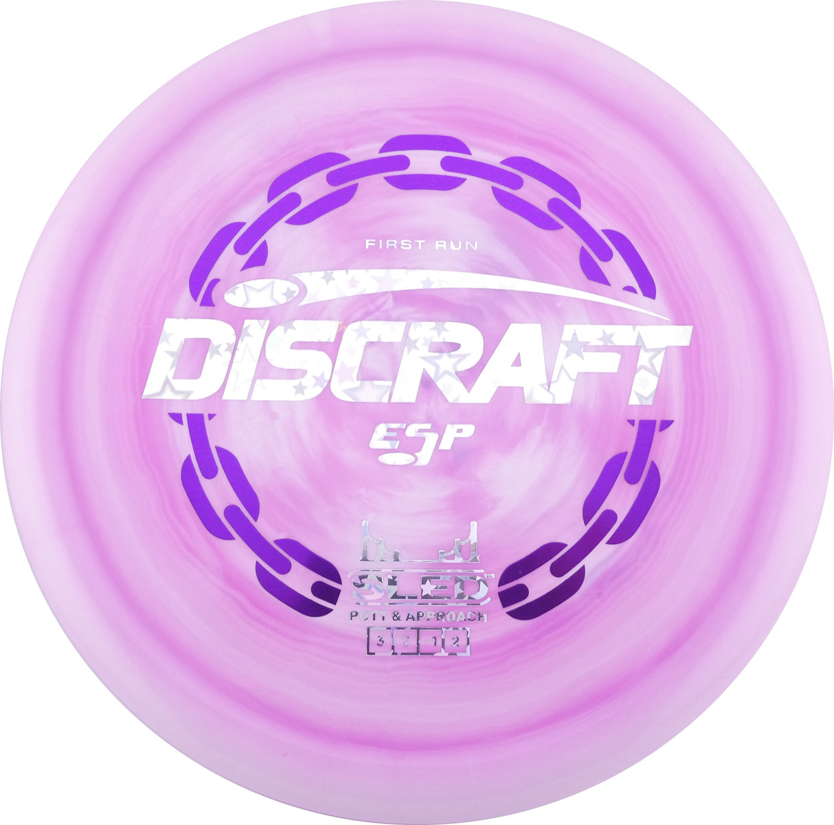 Discraft First Run ESP Swirl Sled 177g+ - Putt & Approach Disc