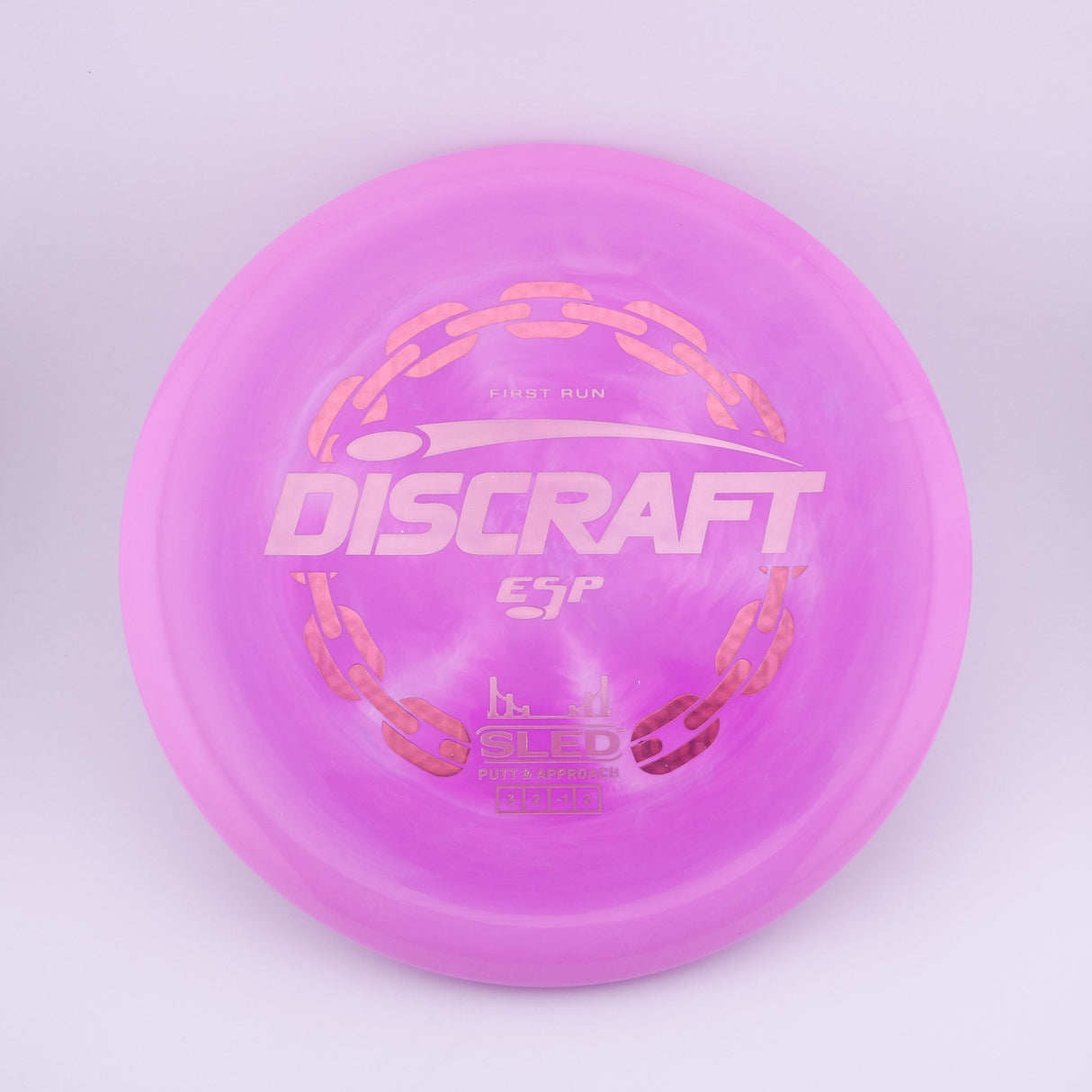 Discraft First Run ESP Swirl Sled 177g+ - Putt & Approach Disc