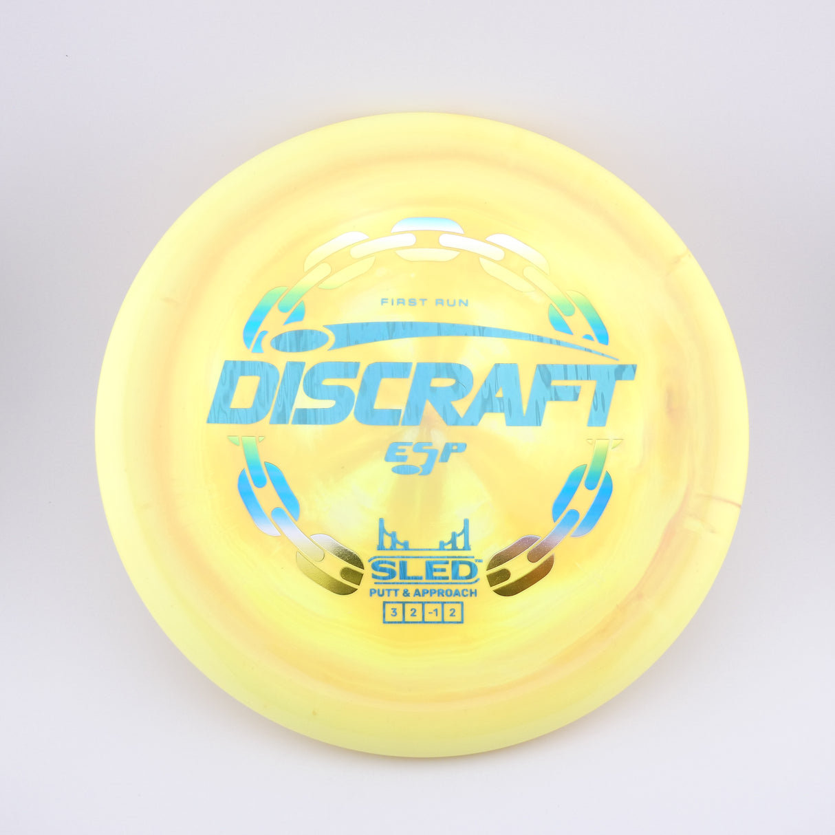 Discraft First Run ESP Swirl Sled 177g+ - Putt & Approach Disc