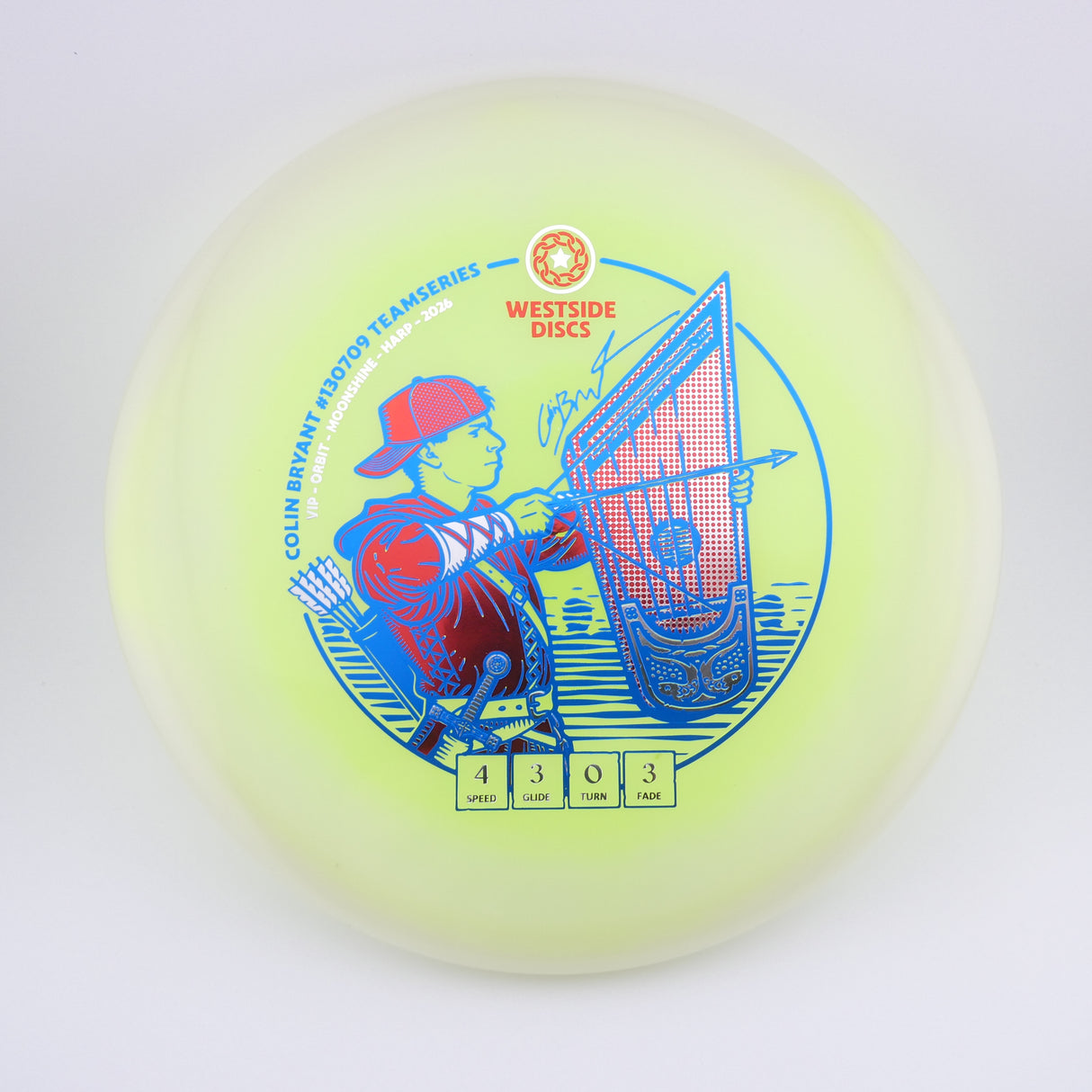 Westside Discs VIP Moonshine Orbit Harp – Colin Bryant Team Series 173-176g