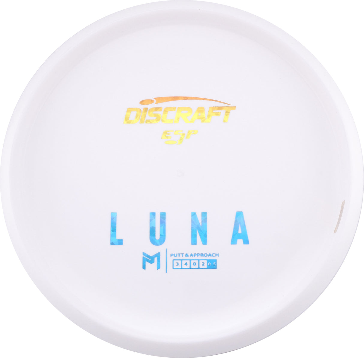 Discraft Paul McBeth White ESP Luna – Bottom Stamp 173-174g