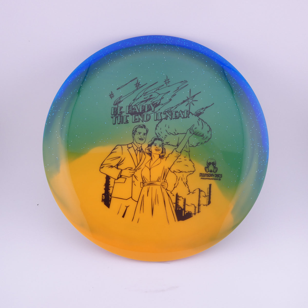 Doomsday Discs Retina Propaganda – Blue/Orange "Live Laugh Loot" 173-176g