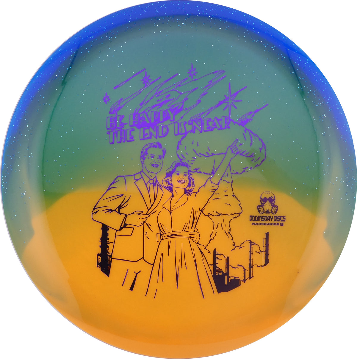 Doomsday Discs Retina Propaganda – Blue/Orange "Live Laugh Loot" 173-176g