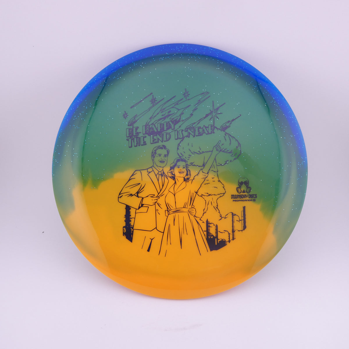 Doomsday Discs Retina Propaganda – Blue/Orange "Live Laugh Loot" 173-176g