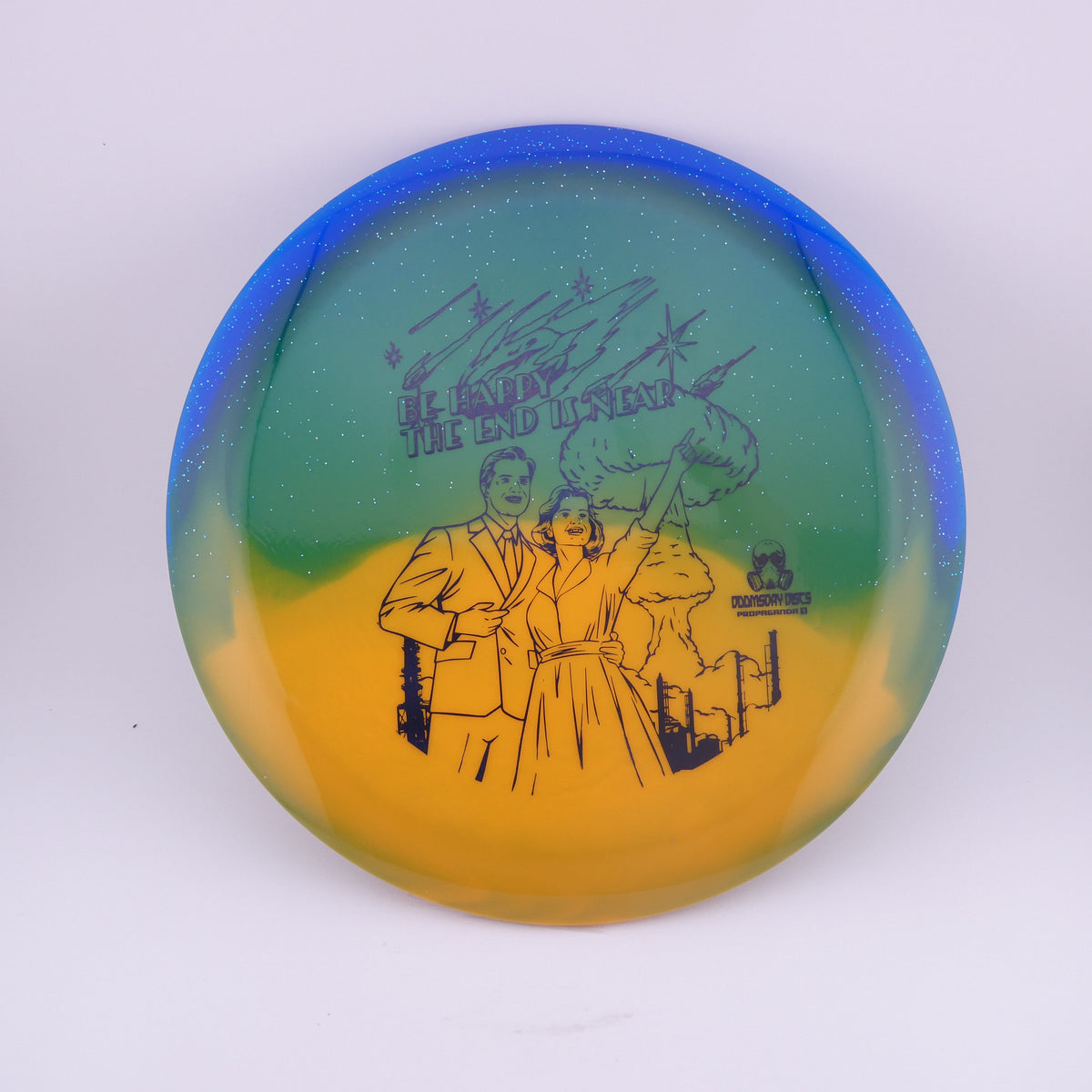Doomsday Discs Retina Propaganda – Blue/Orange "Live Laugh Loot" 173-176g