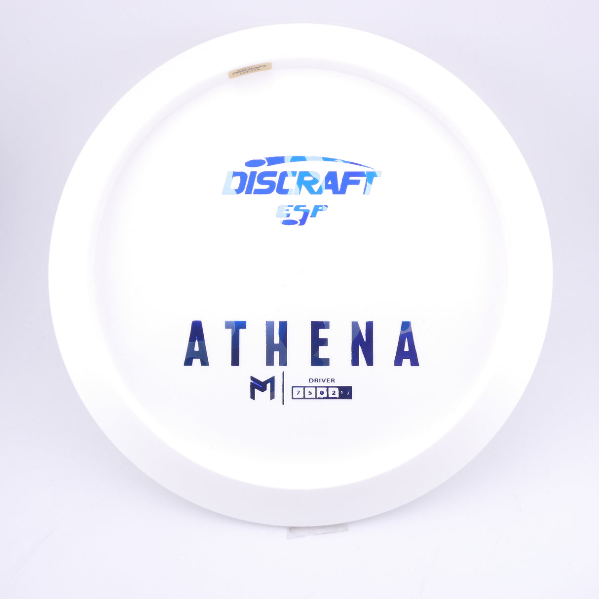 Discraft Paul McBeth White ESP Athena Bottom Stamp 173-174g control driver disc golf disc