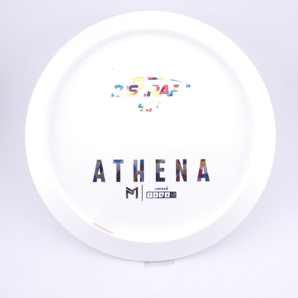 Discraft Paul McBeth White ESP Athena Bottom Stamp 173-174g control driver disc golf disc