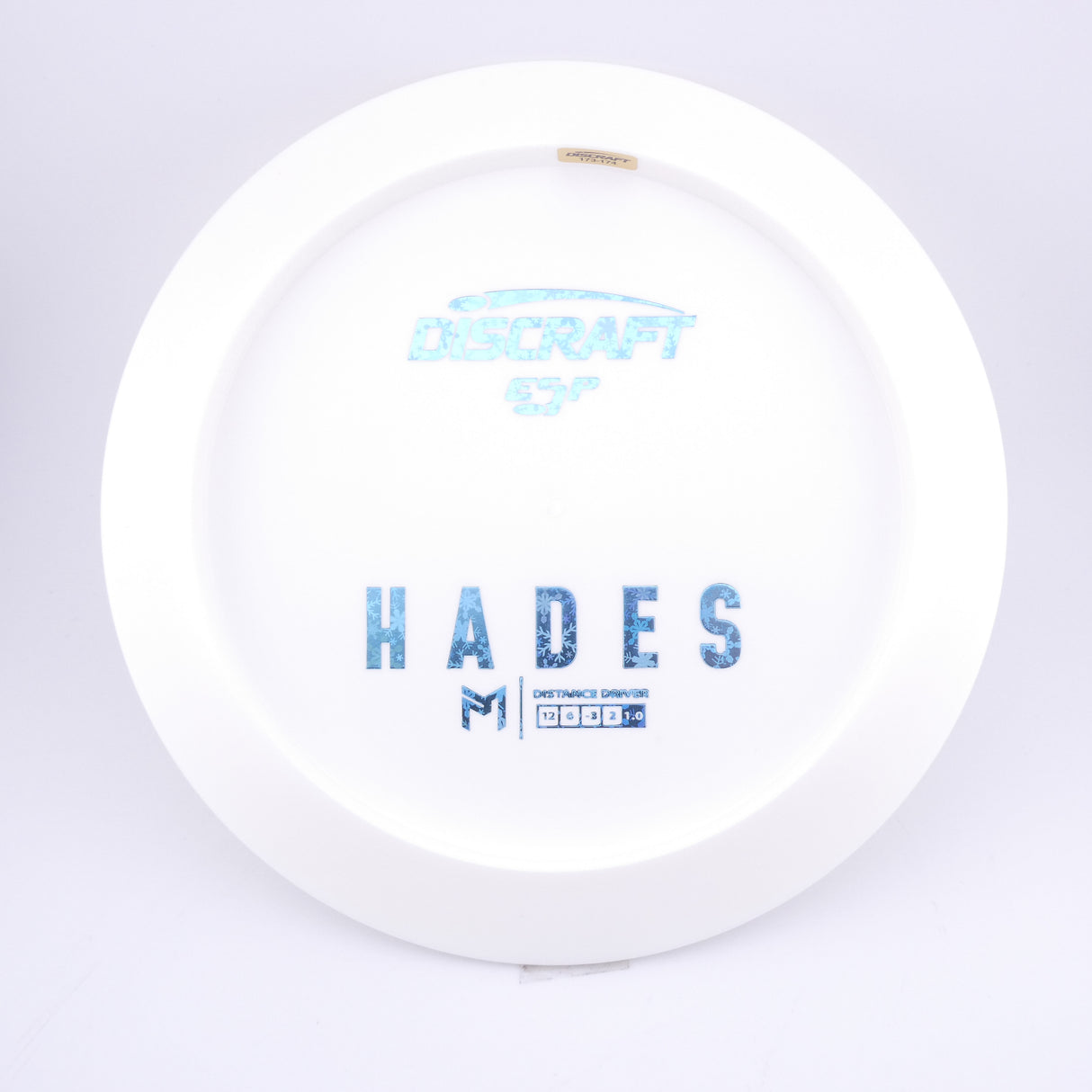 Discraft Paul McBeth White ESP Hades Bottom Stamp 173-174g distance driver disc golf disc