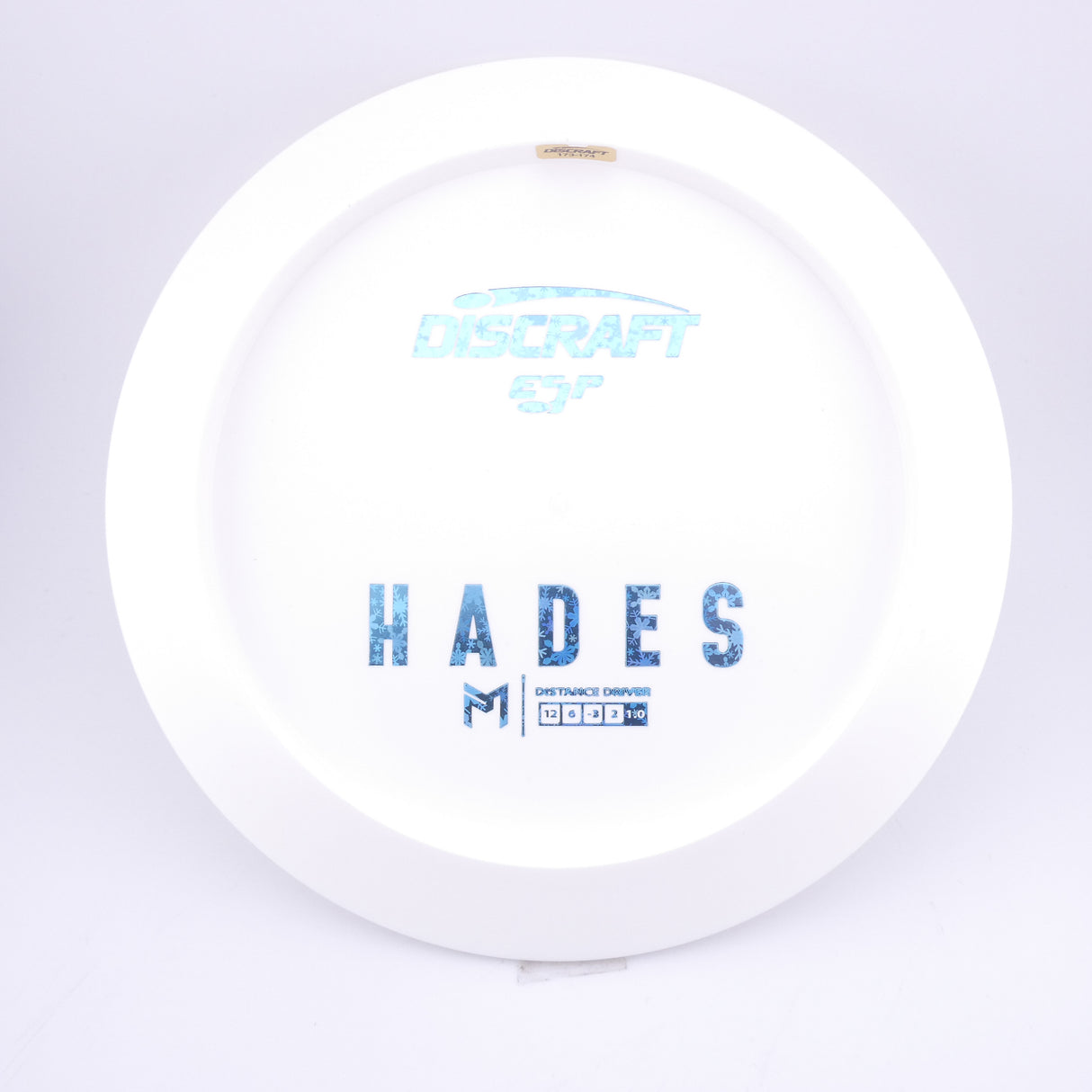 Discraft Paul McBeth White ESP Hades Bottom Stamp 173-174g distance driver disc golf disc