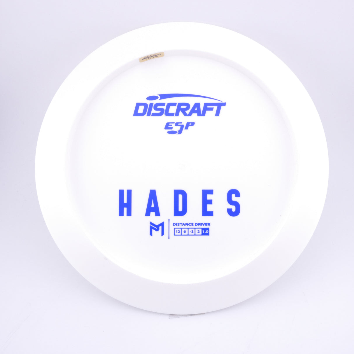 Discraft Paul McBeth White ESP Hades Bottom Stamp 173-174g distance driver disc golf disc
