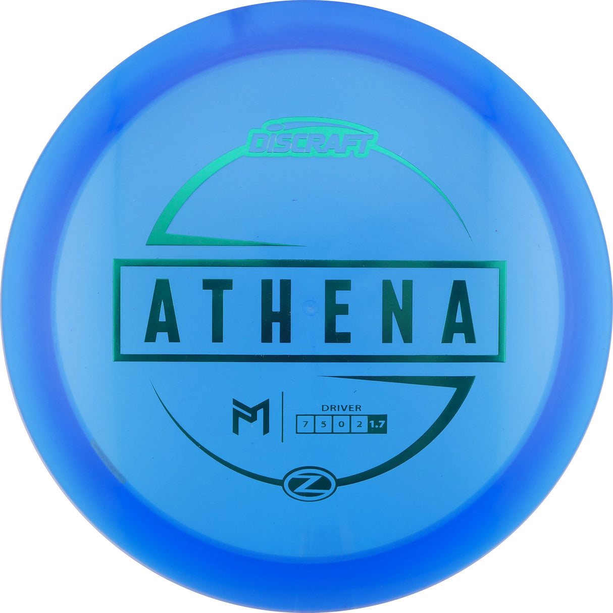 Discraft Paul McBeth Z Athena 167-169g control driver disc golf disc