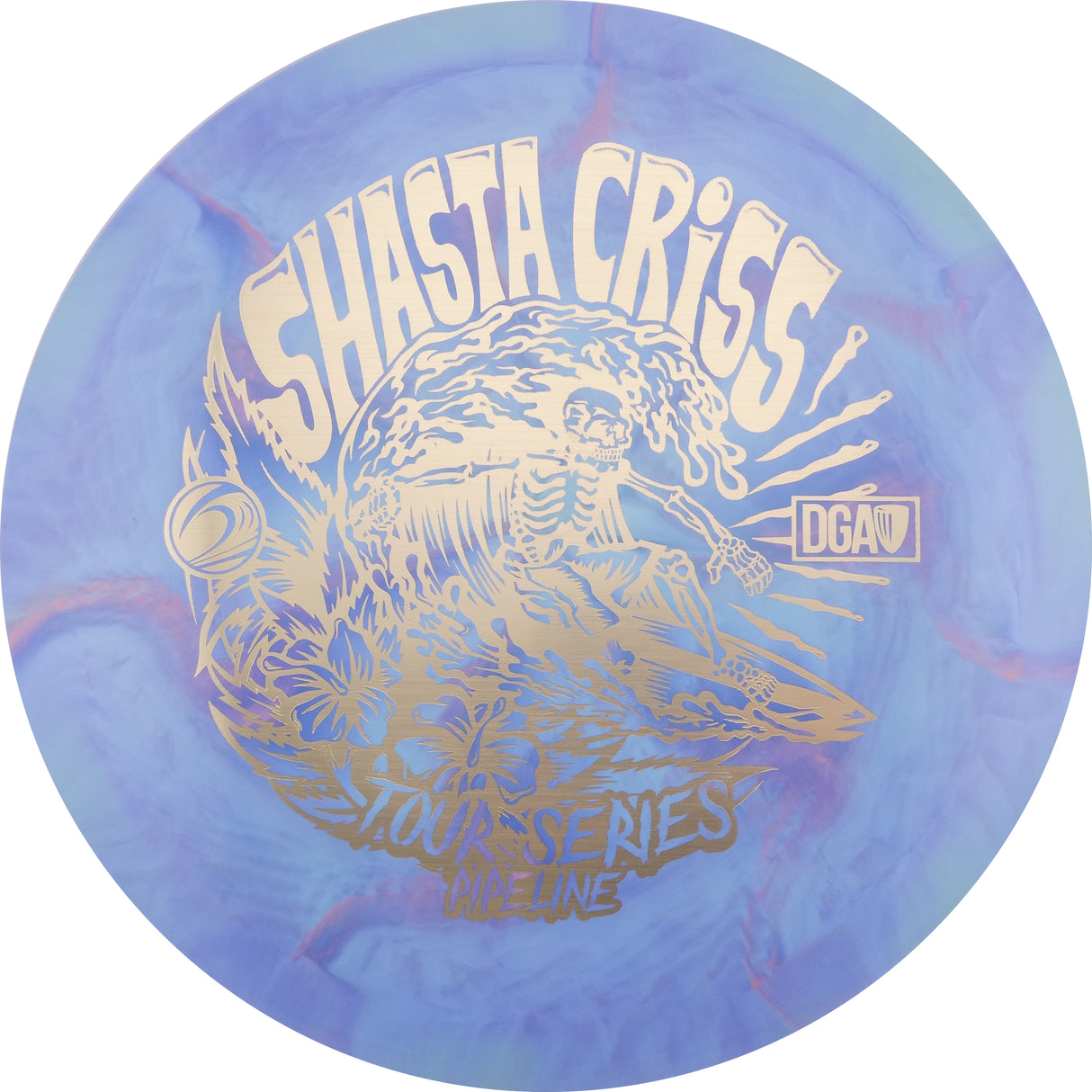 DGA Pro Line Swirl Pipeline - Shasta Criss 2022 Tour Series fairway driver disc golf disc
