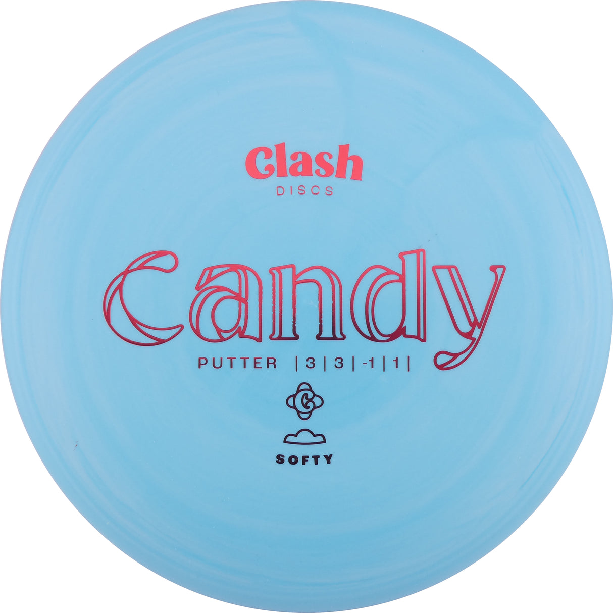 Clash Discs Softy Candy 170-172g putt & approach disc disc golf disc