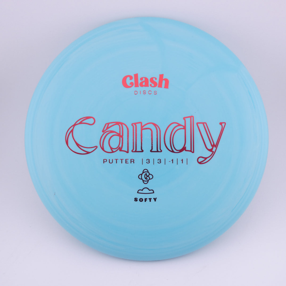 Clash Discs Softy Candy 170-172g putt & approach disc disc golf disc