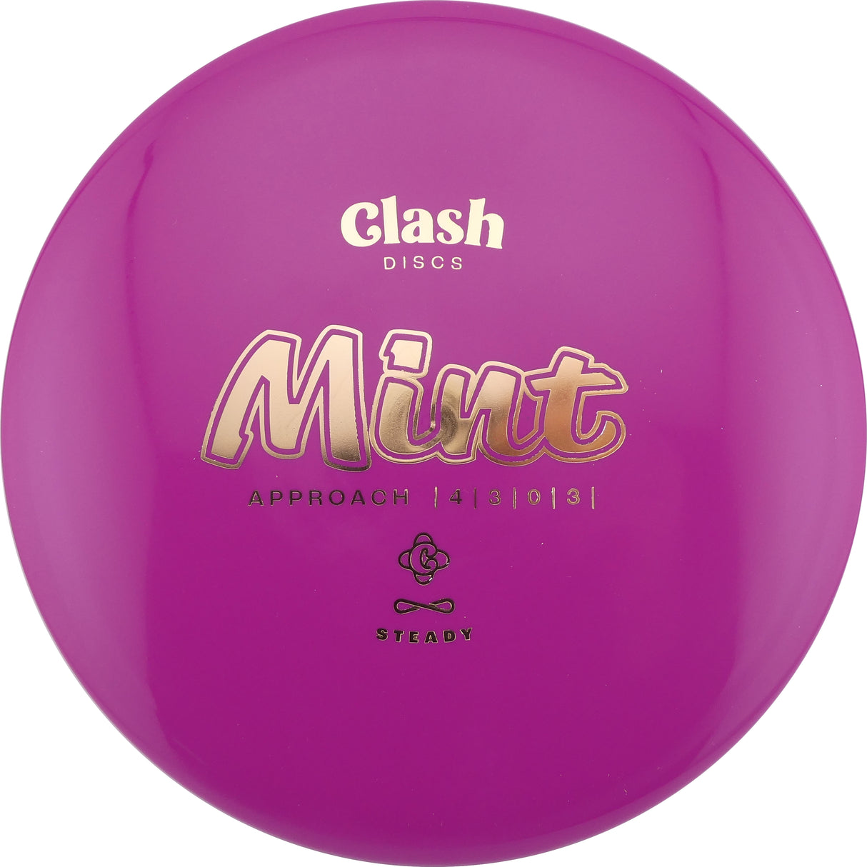 Clash Discs Steady Mint 173-176g midrange disc golf disc