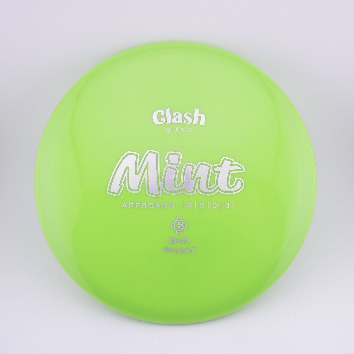 Clash Discs Steady Mint 173-176g midrange disc golf disc