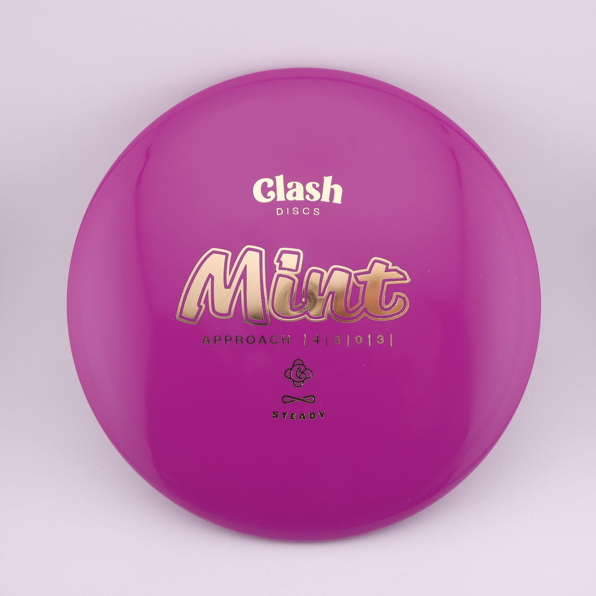 Clash Discs Steady Mint 173-176g midrange disc golf disc