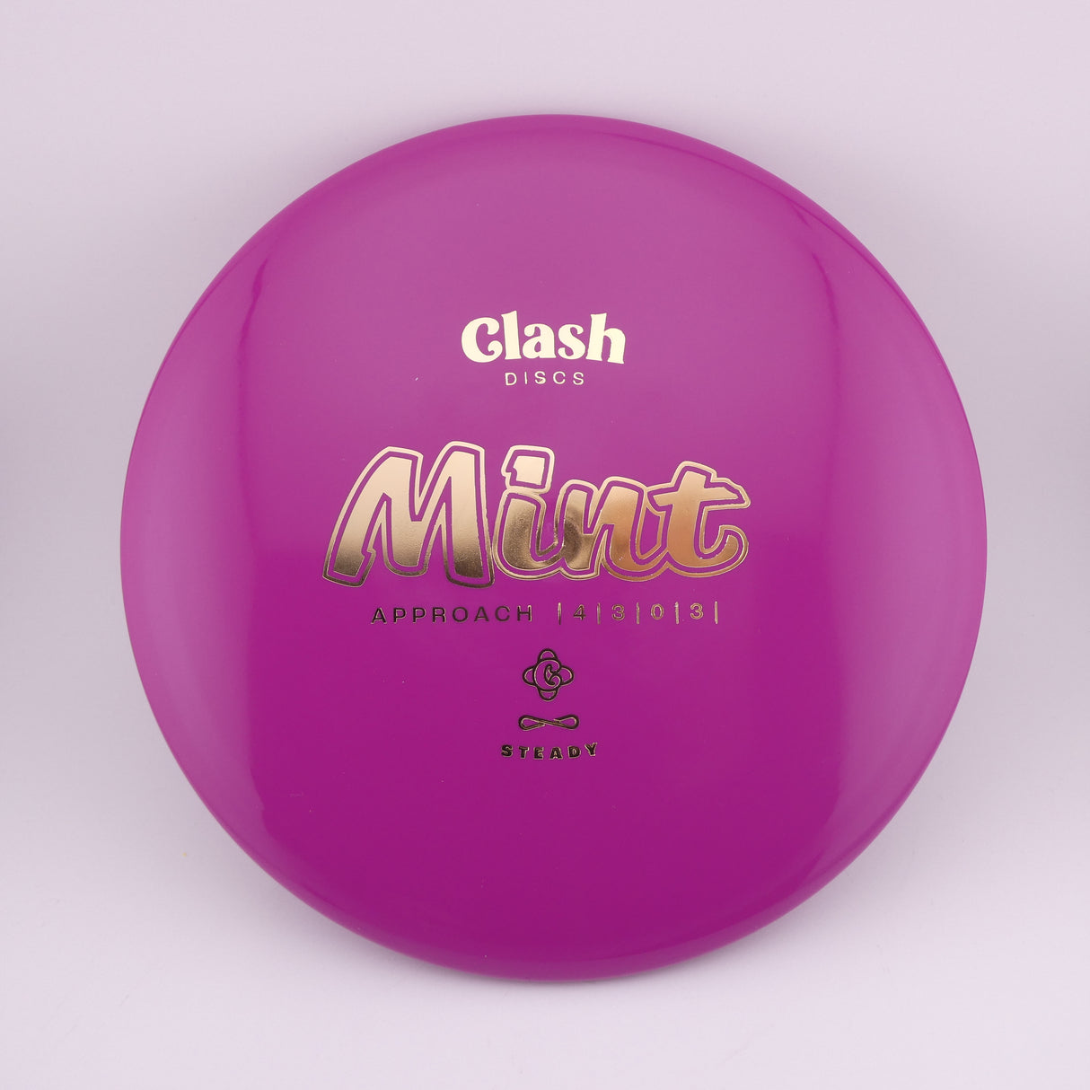 Clash Discs Steady Mint 173-176g midrange disc golf disc