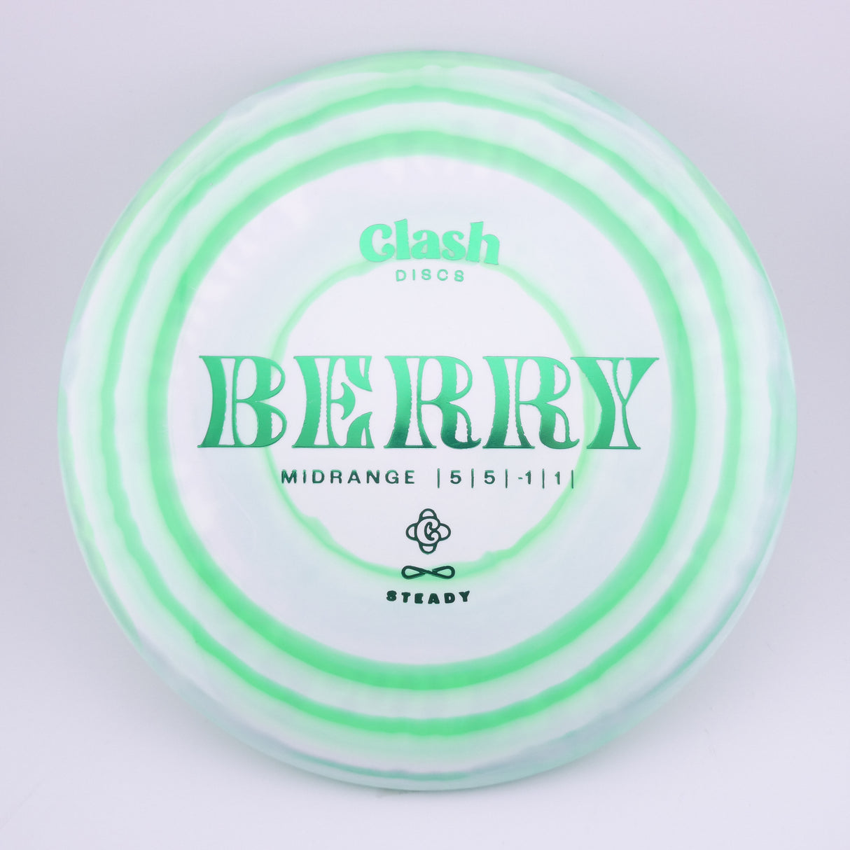 Clash Discs Steady Ring Berry 173-176g midrange disc golf disc