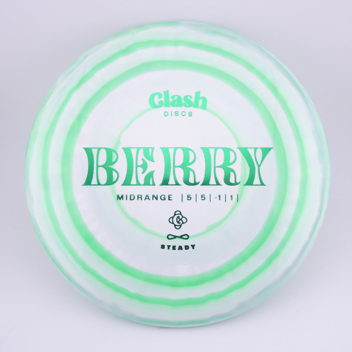 Clash Discs Steady Ring Berry 173-176g midrange disc golf disc