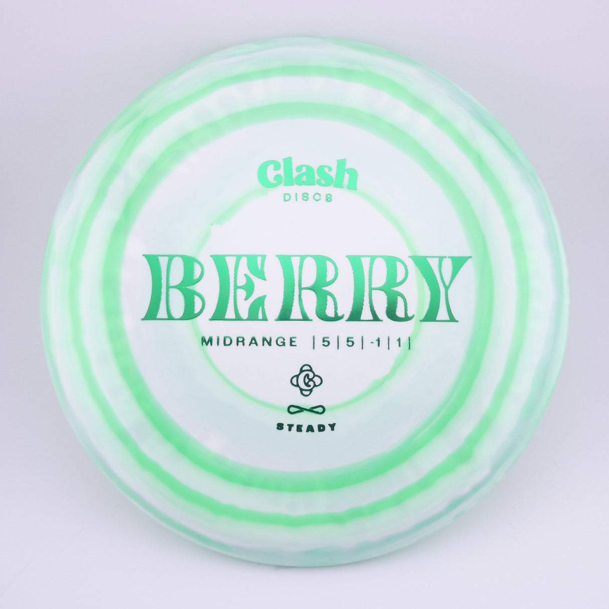 Clash Discs Steady Ring Berry 173-176g midrange disc golf disc
