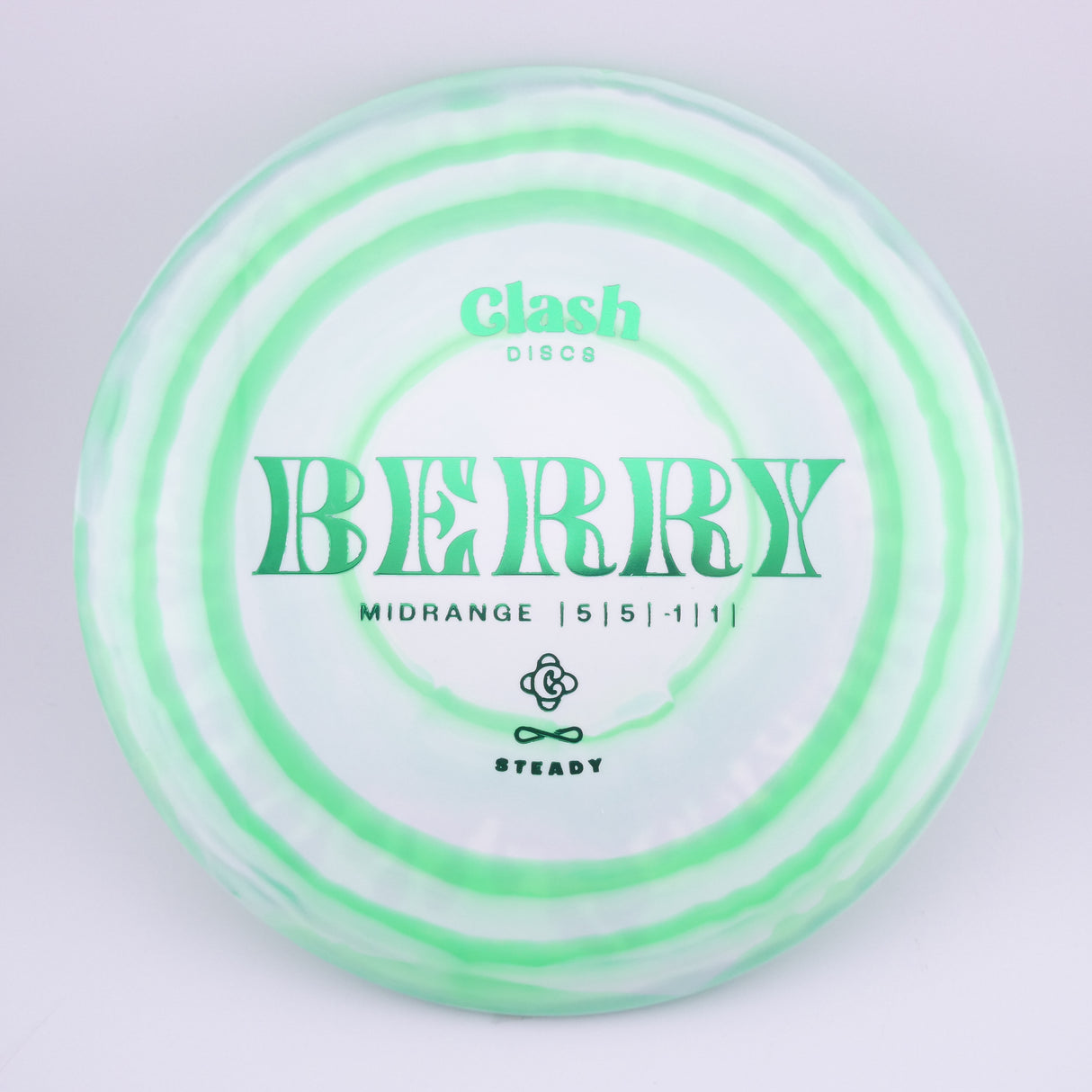 Clash Discs Steady Ring Berry 173-176g midrange disc golf disc