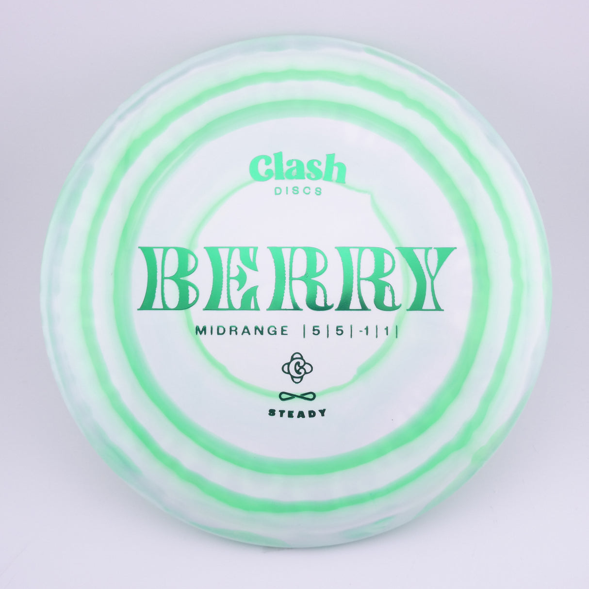 Clash Discs Steady Ring Berry 173-176g midrange disc golf disc