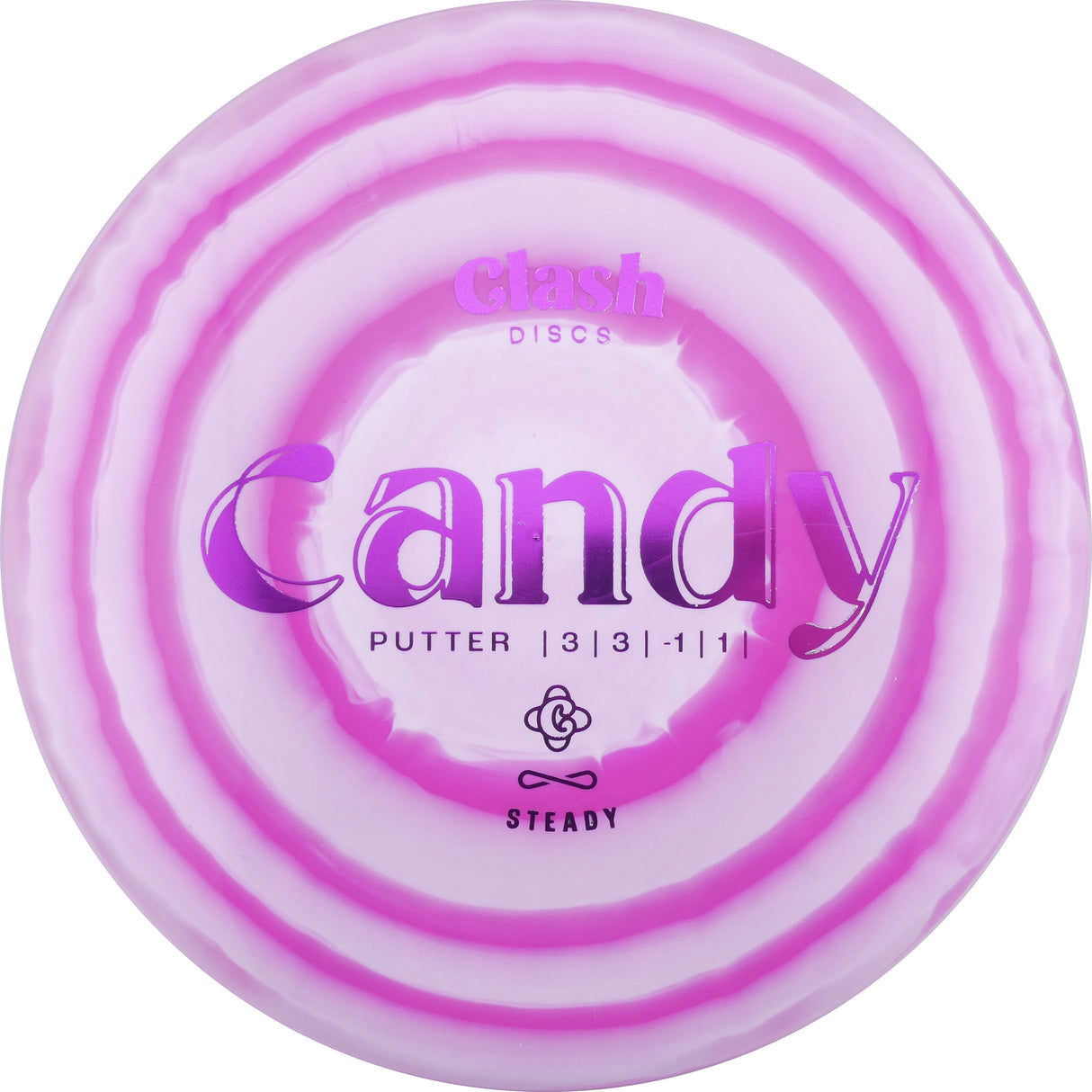 Clash Discs Steady Ring Candy 170-172g putt & approach disc disc golf disc