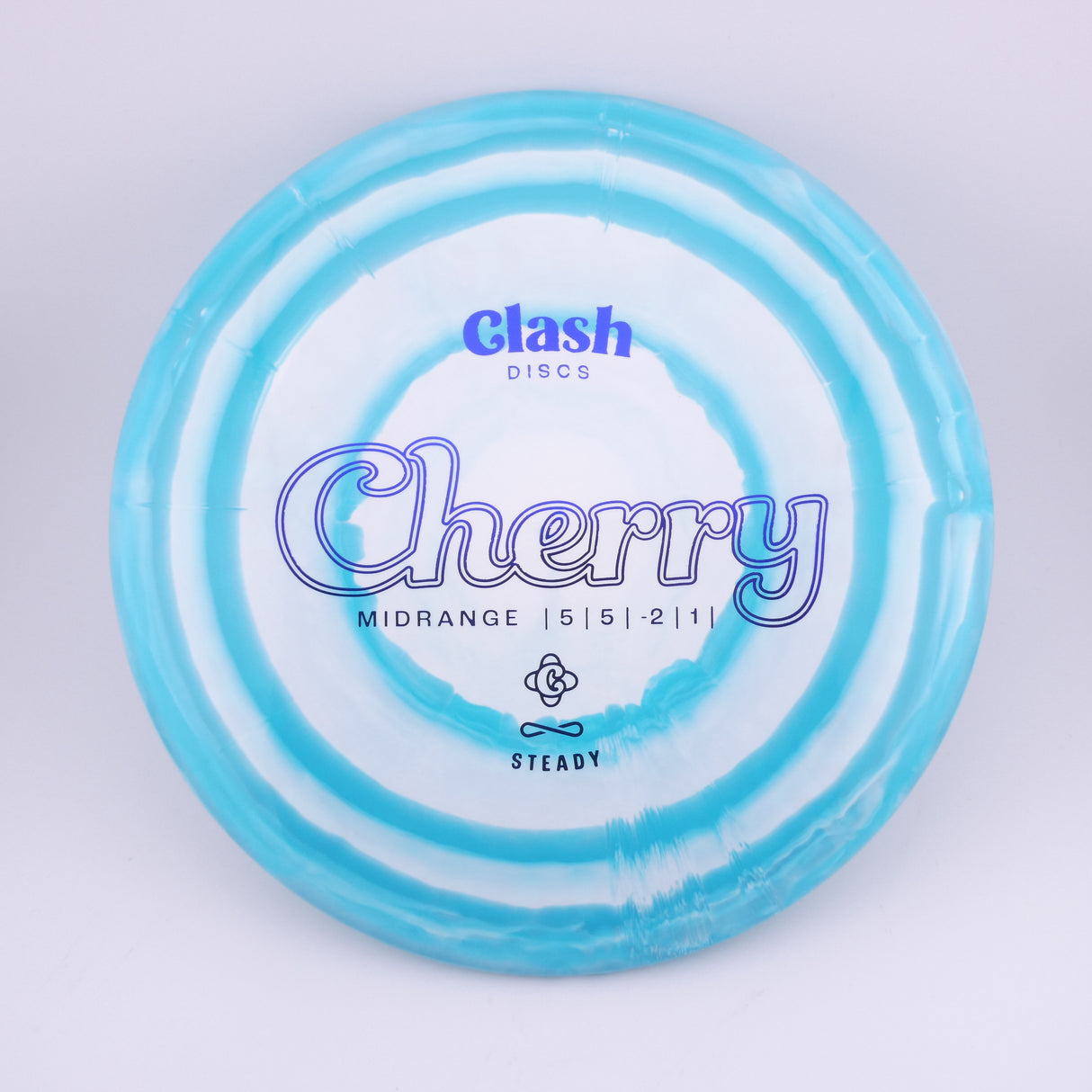 Clash Discs Steady Ring Cherry 173-176g midrange disc golf disc