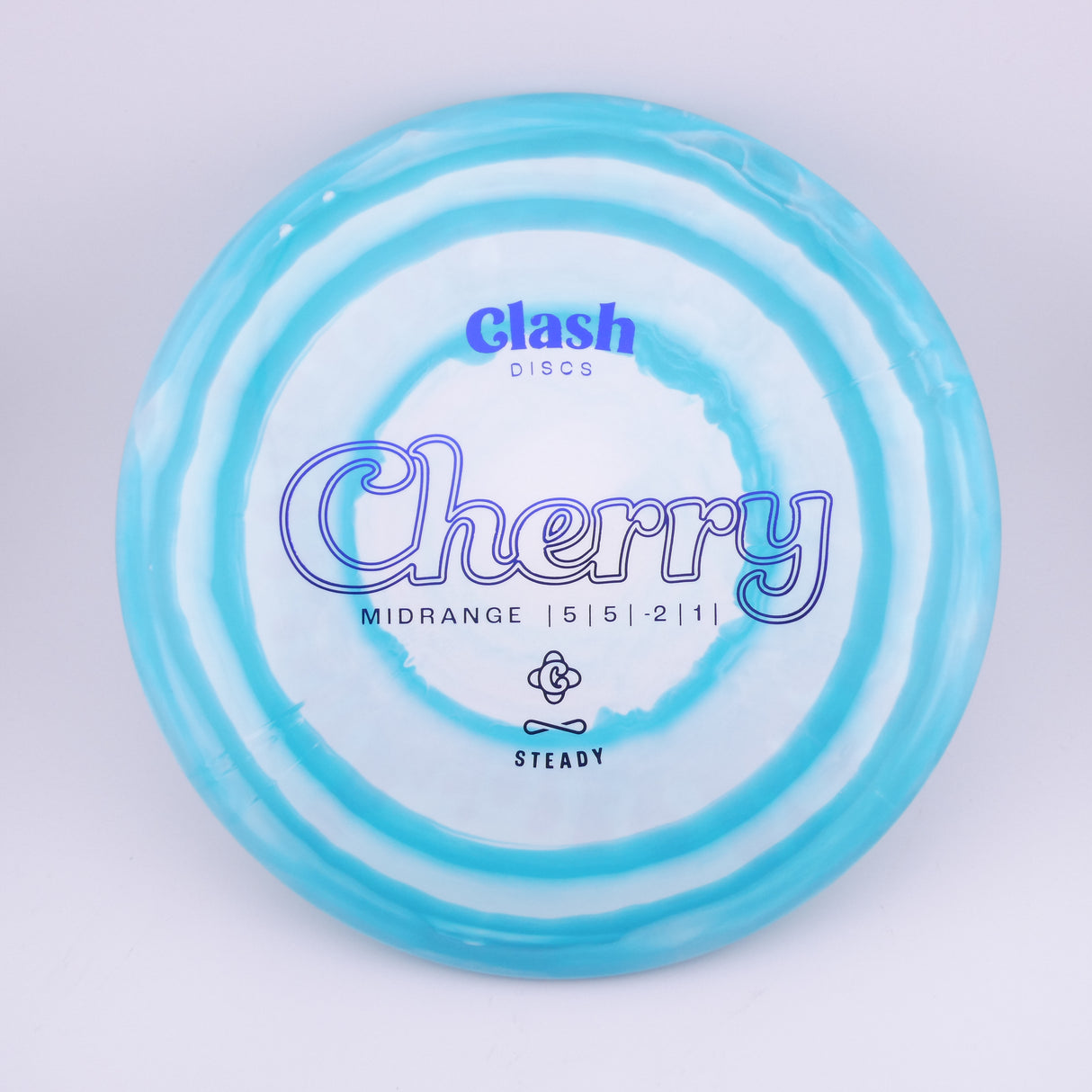 Clash Discs Steady Ring Cherry 173-176g midrange disc golf disc
