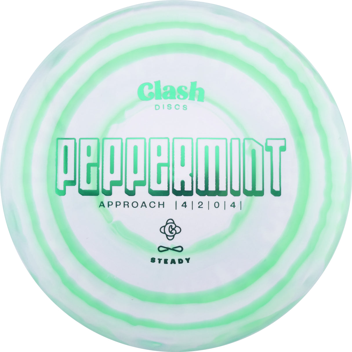 Clash Discs Steady Ring Peppermint 173-176g putt & approach disc disc golf disc