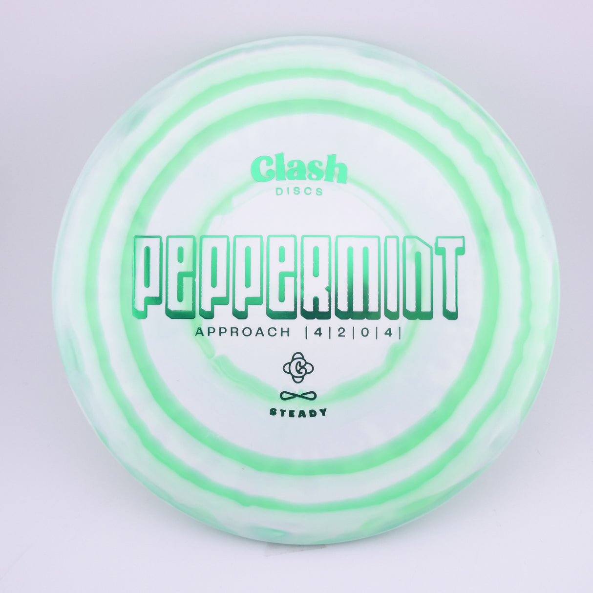 Clash Discs Steady Ring Peppermint 173-176g putt & approach disc disc golf disc