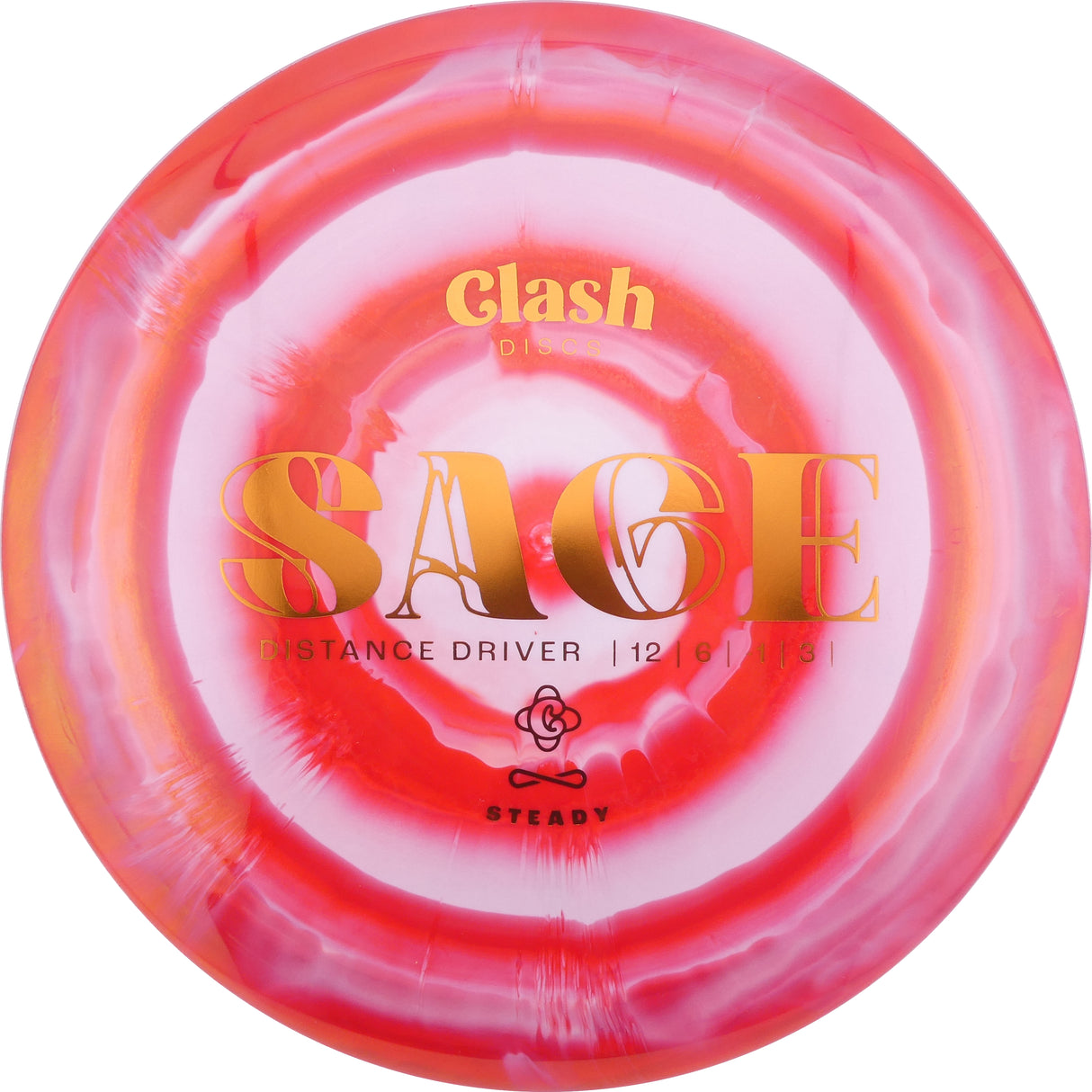 Clash Discs Steady Ring Sage 173-176g distance driver disc golf disc