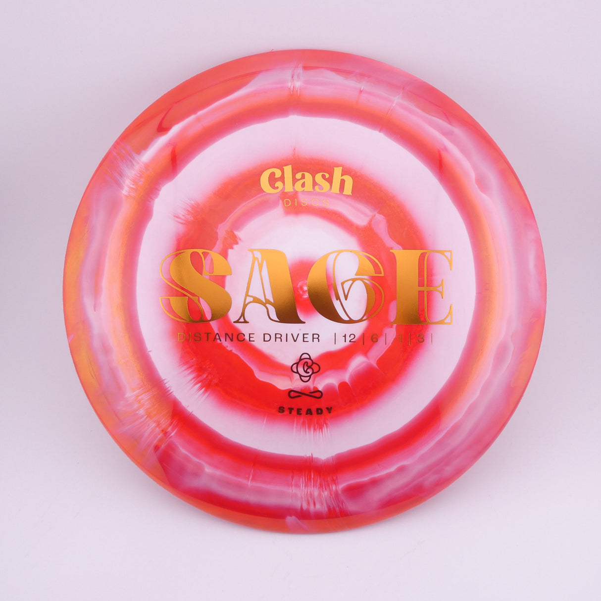 Clash Discs Steady Ring Sage 173-176g distance driver disc golf disc