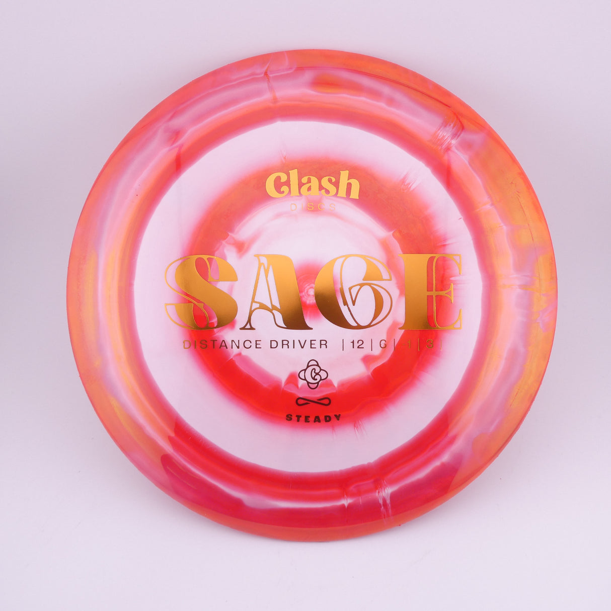 Clash Discs Steady Ring Sage 173-176g distance driver disc golf disc