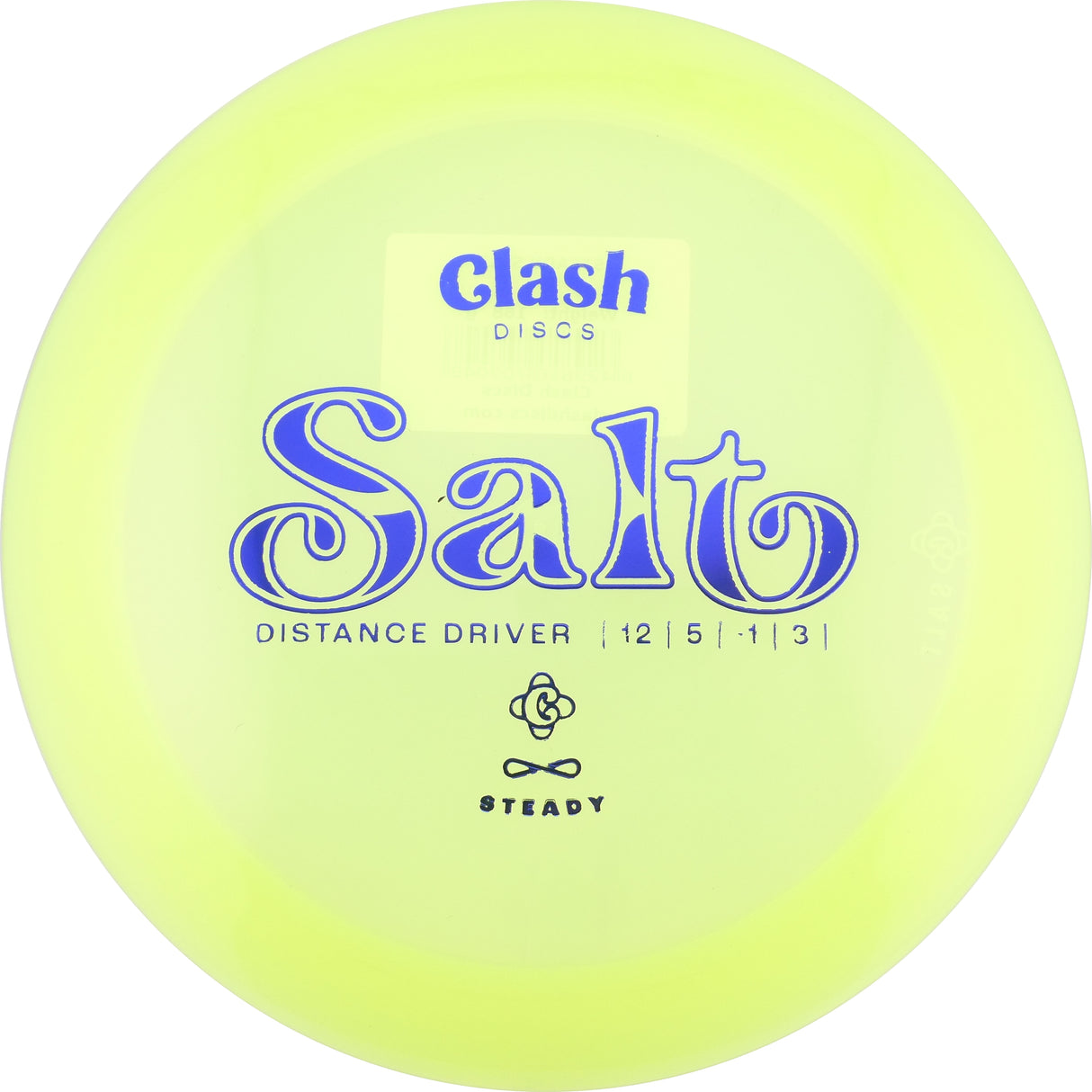 Clash Discs Steady Salt 170-172g distance driver disc golf disc
