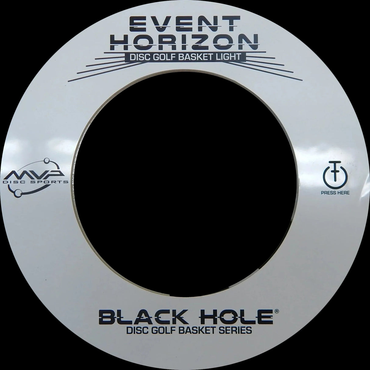 MVP Disc Sports Black Hole Event Horizon LED Disc Golf Basket Light
