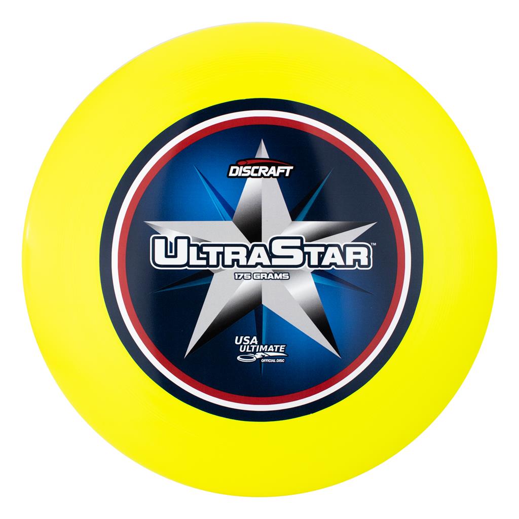 Discraft SuperColor UltraStar Center Print - throwing disc