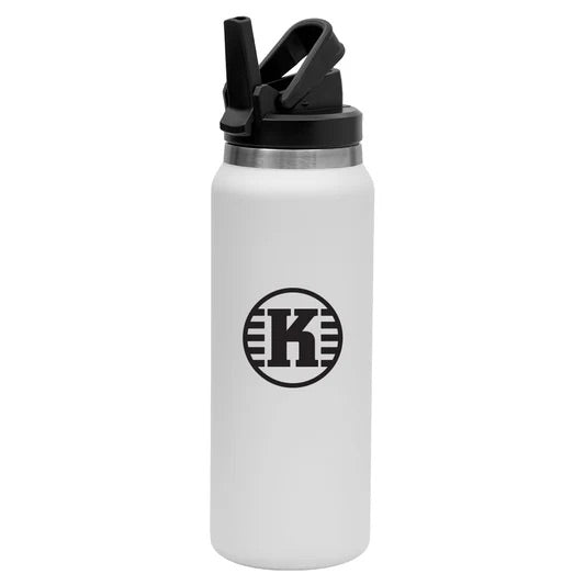 Kastaplast 32oz Stainless Steel Water Bottle with Straw