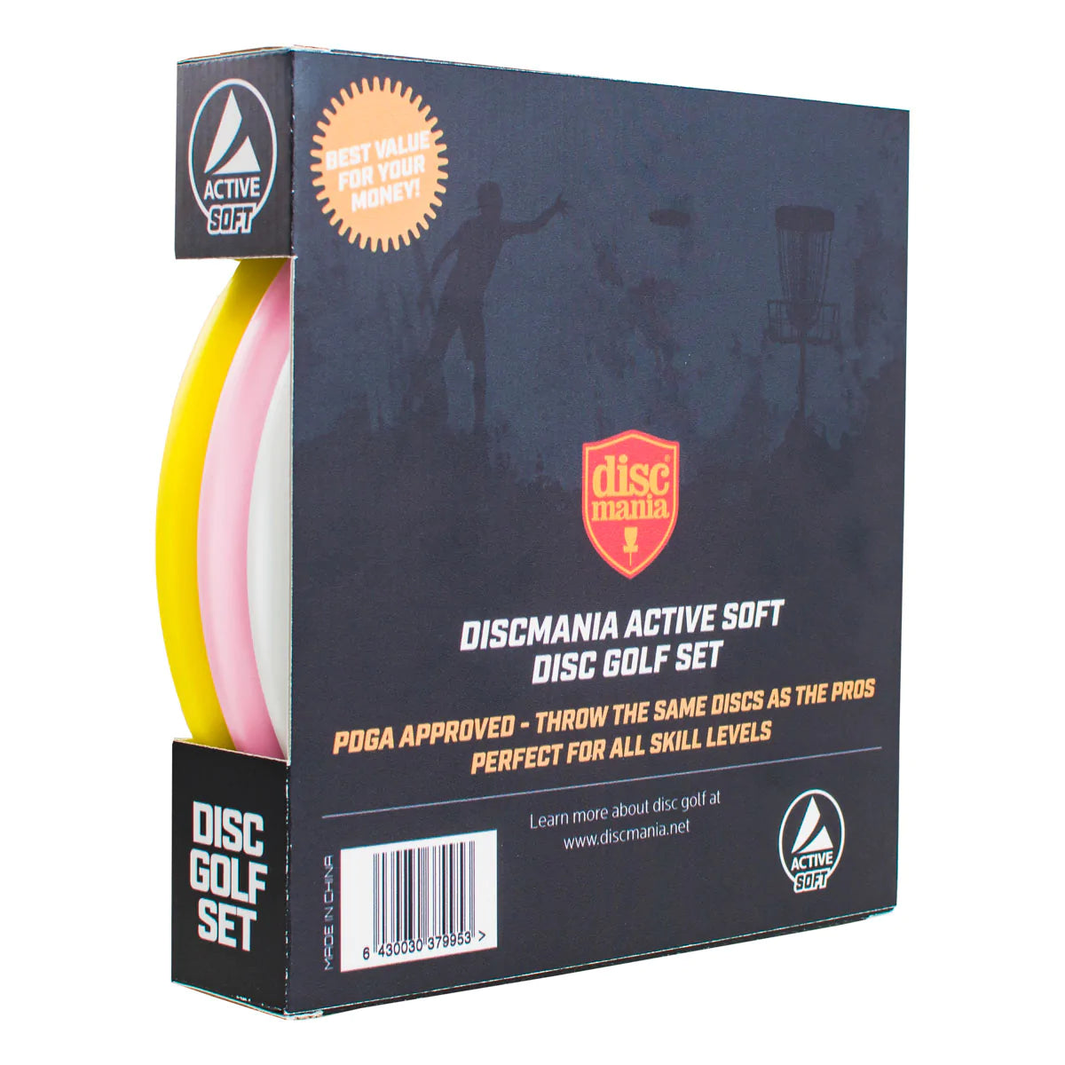 Discmania Active Soft 3-Disc Box Set disc golf disc