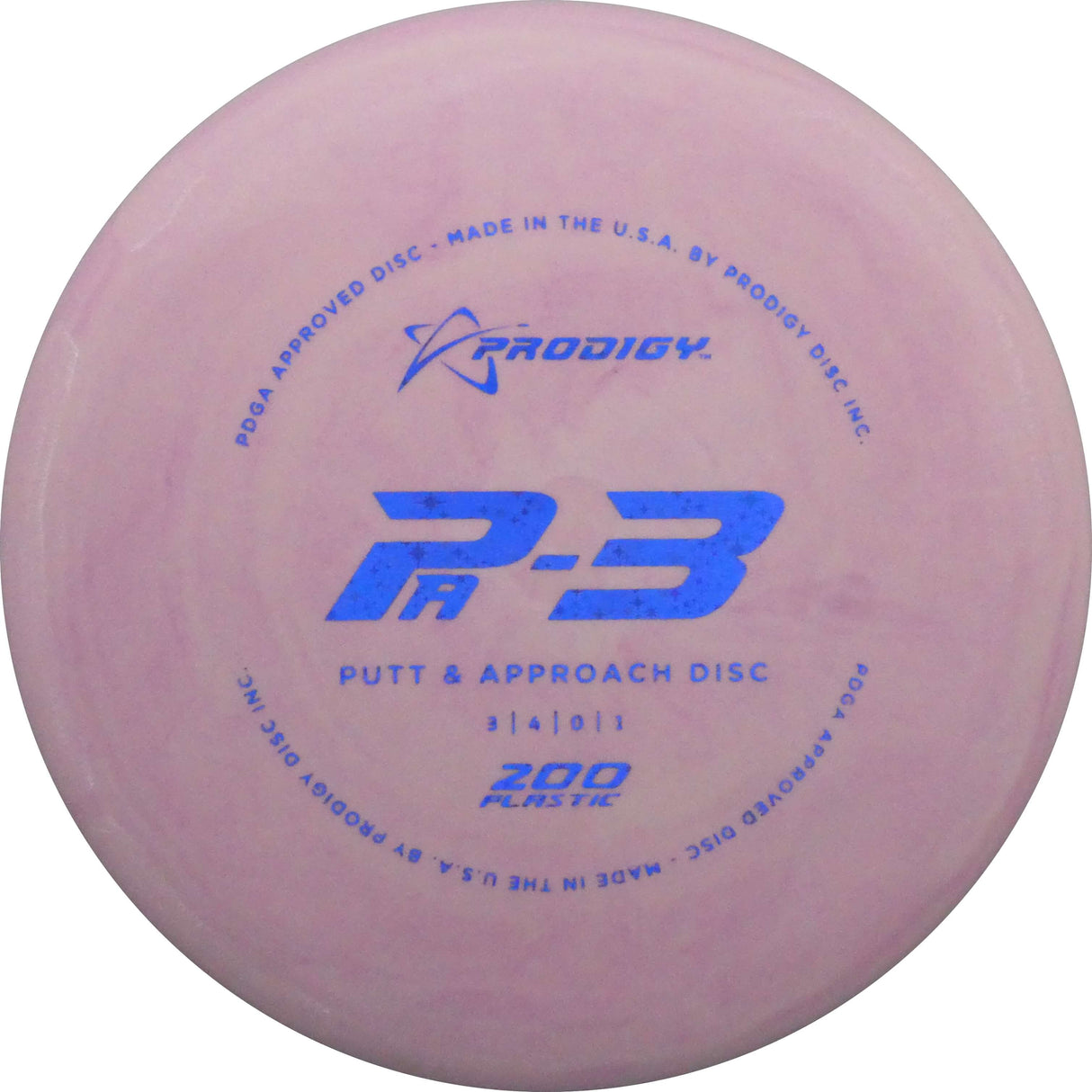 Prodigy PA-3 Putt & Approach Disc 200 Plastic - 170-174g disc golf disc