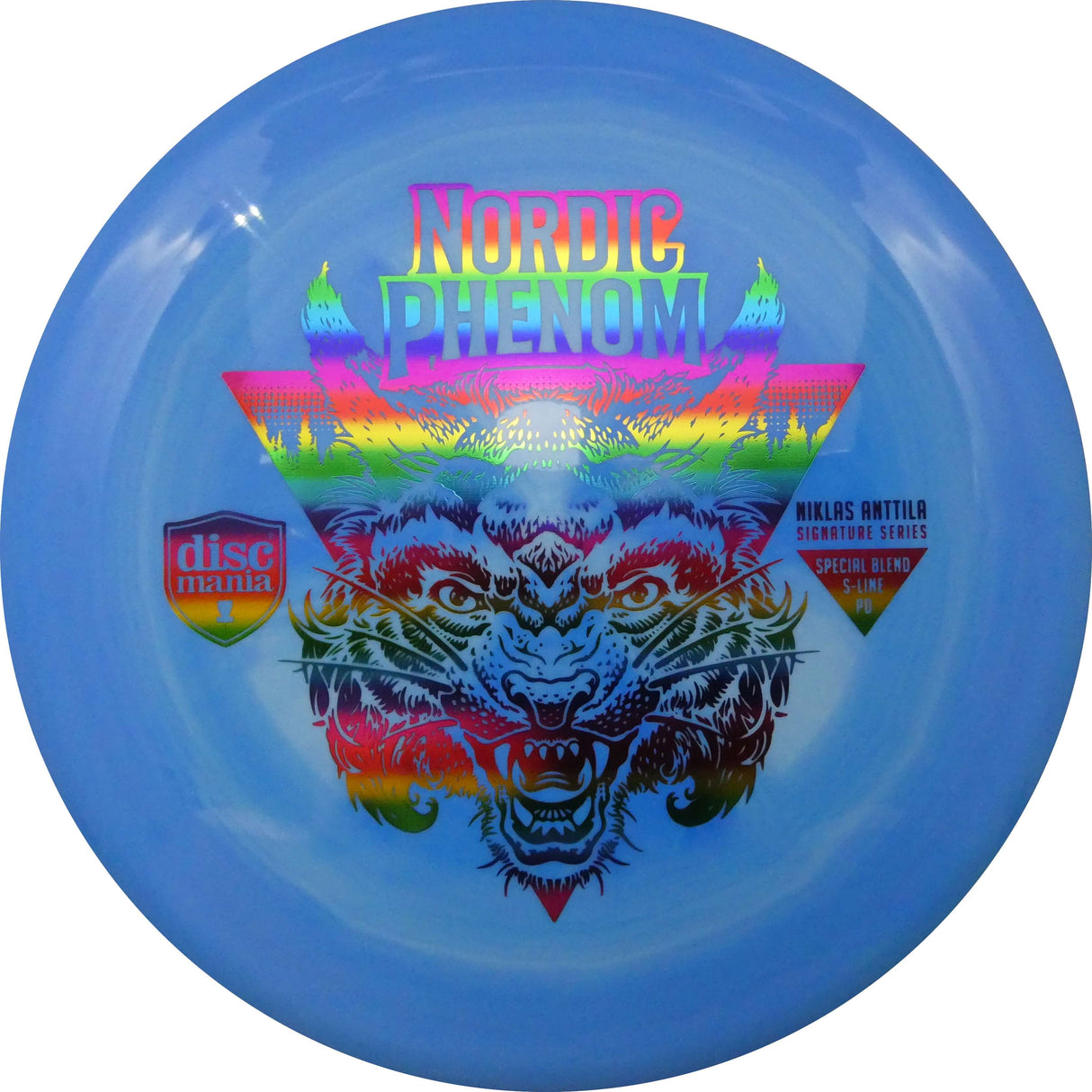 Discmania Nordic Phenom Special Blend S-Line PD (Blue - Rainbow Stamp) - Niklas Anttila Signature Series 173-176g control driver disc golf disc