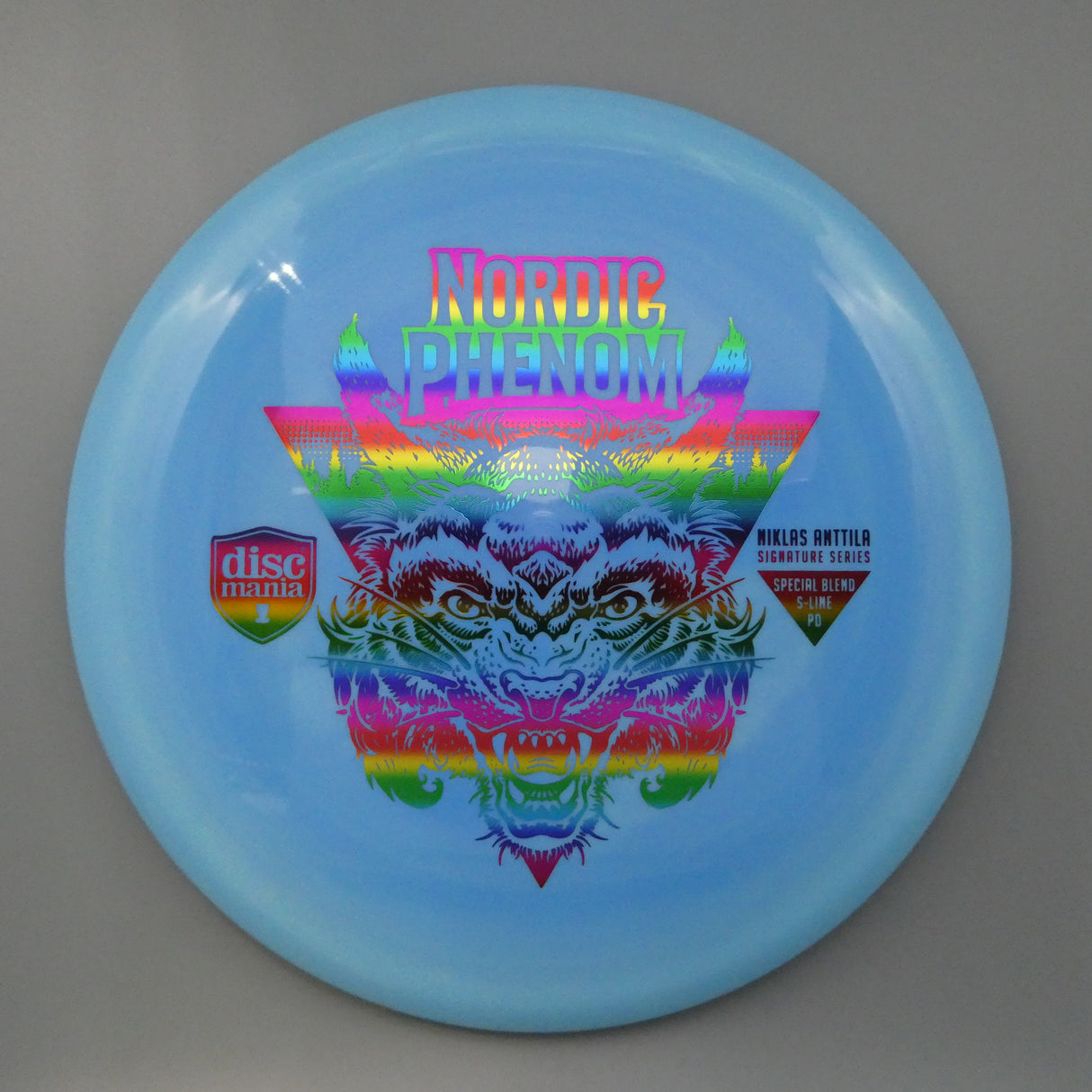 Discmania Nordic Phenom Special Blend S-Line PD (Blue - Rainbow Stamp) - Niklas Anttila Signature Series 173-176g control driver disc golf disc