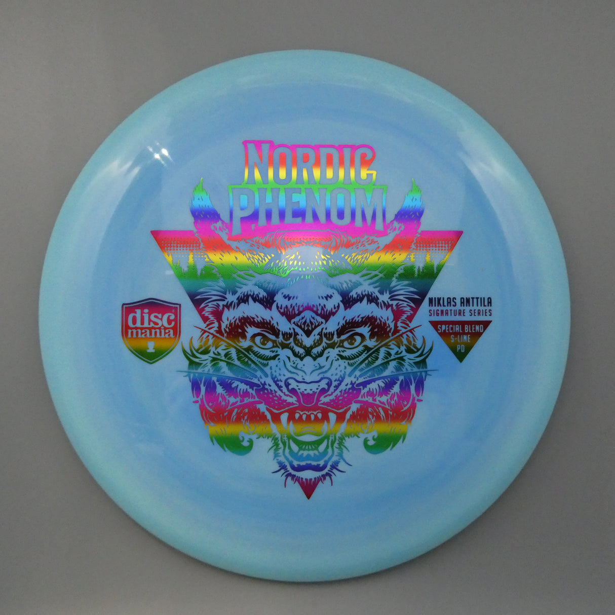 Discmania Nordic Phenom Special Blend S-Line PD (Blue - Rainbow Stamp) - Niklas Anttila Signature Series 173-176g control driver disc golf disc