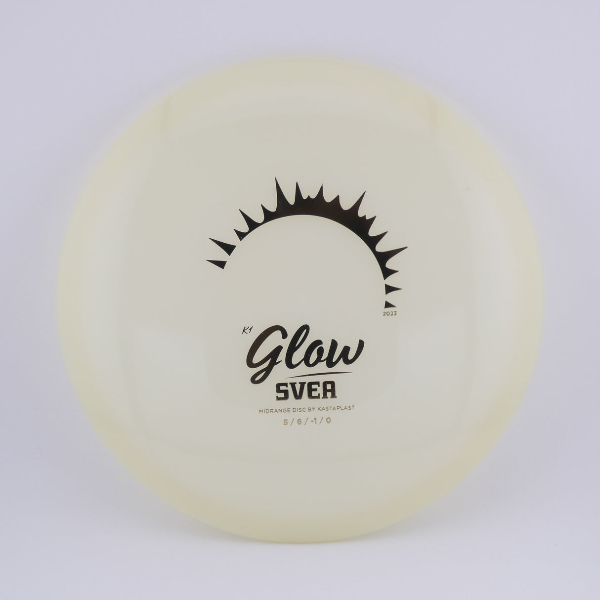 Kastaplast K1 Glow Svea midrange disc golf disc