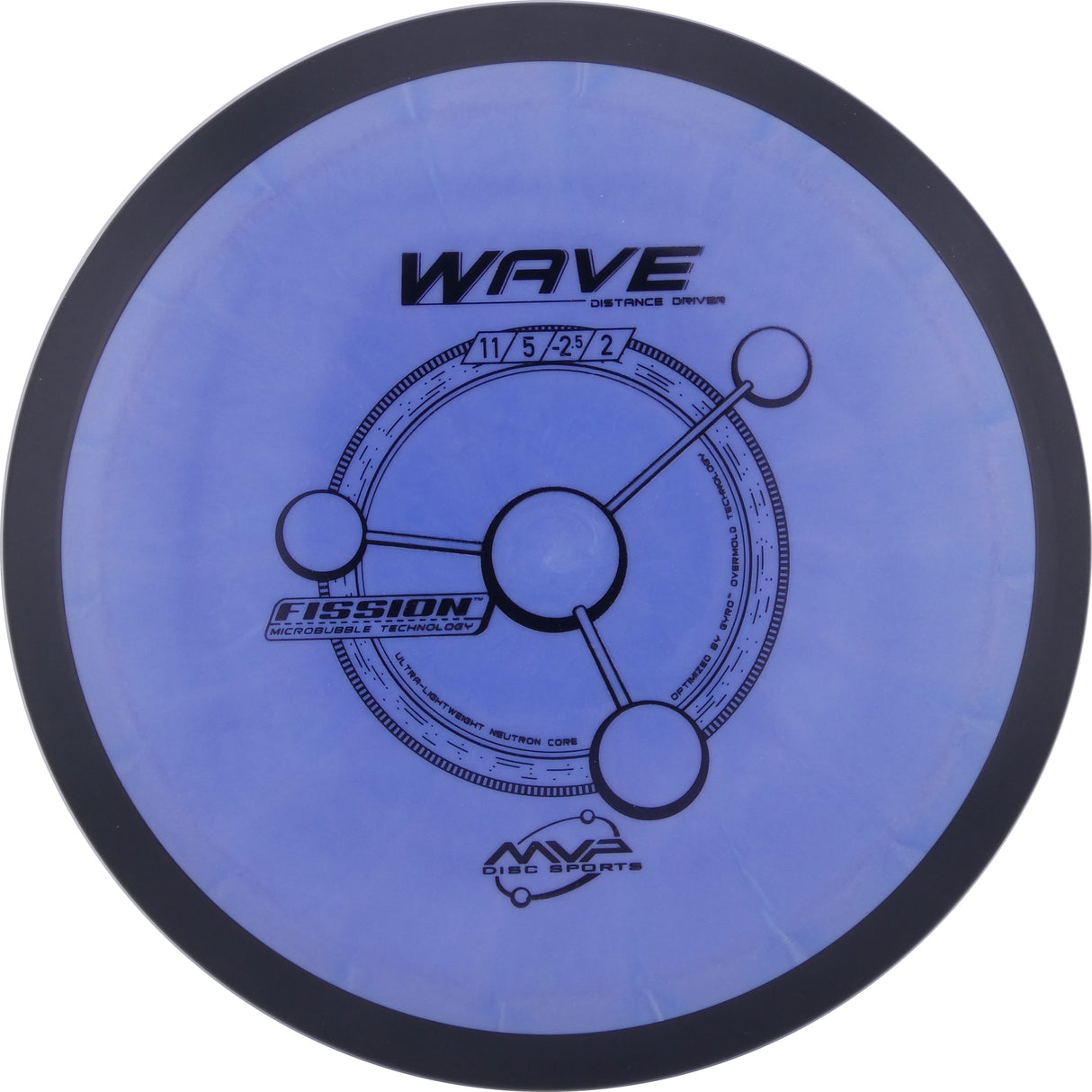 MVP Fission Wave 150-154g slightly understable distance driver disc golf disc