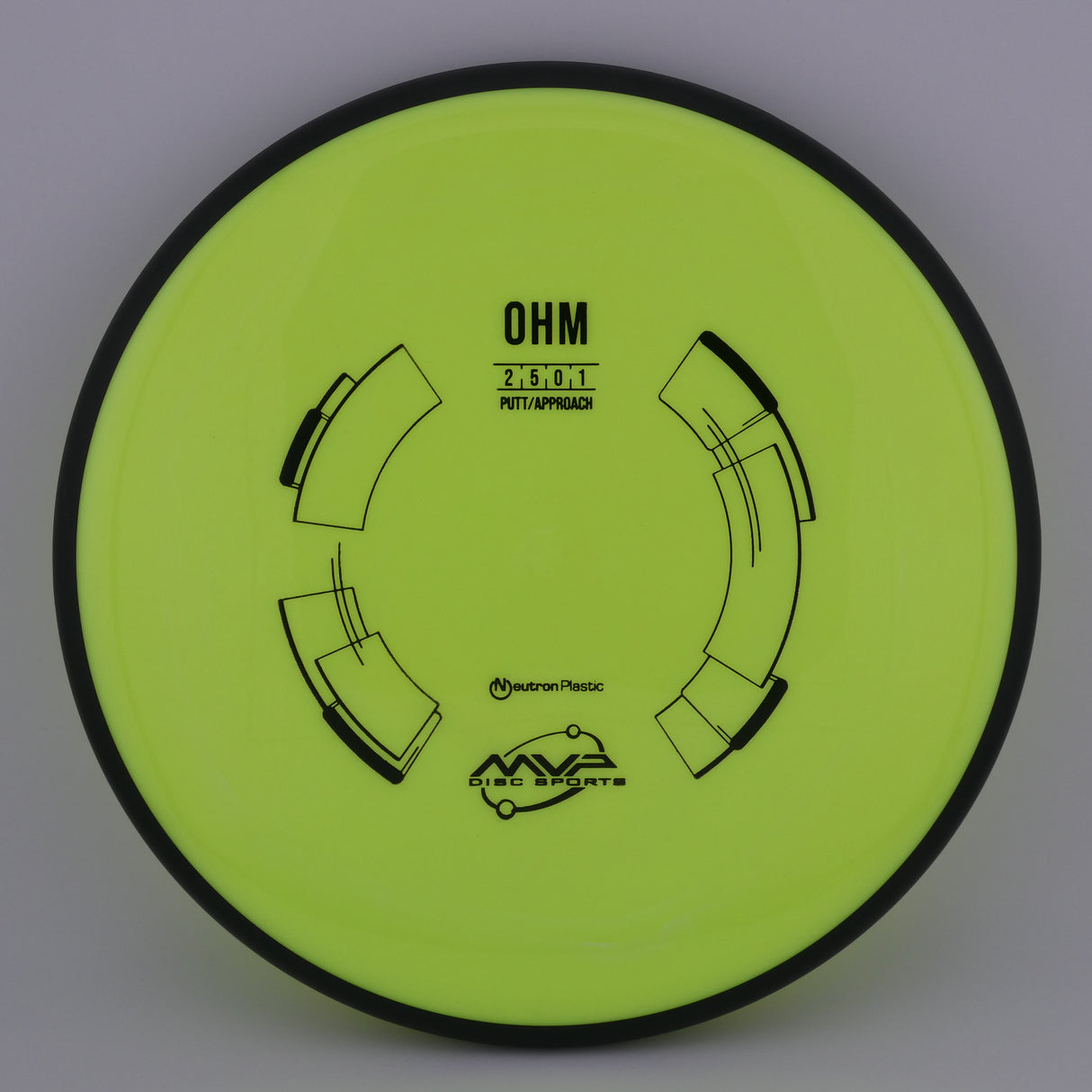 MVP Neutron Ohm 165-169g stable putt & approach disc disc golf disc