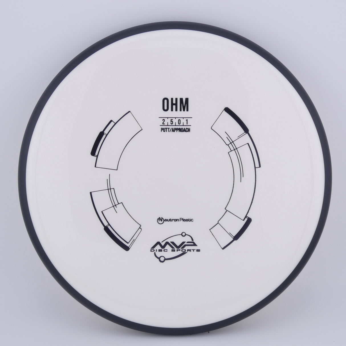 MVP Neutron Ohm 165-169g stable putt & approach disc disc golf disc