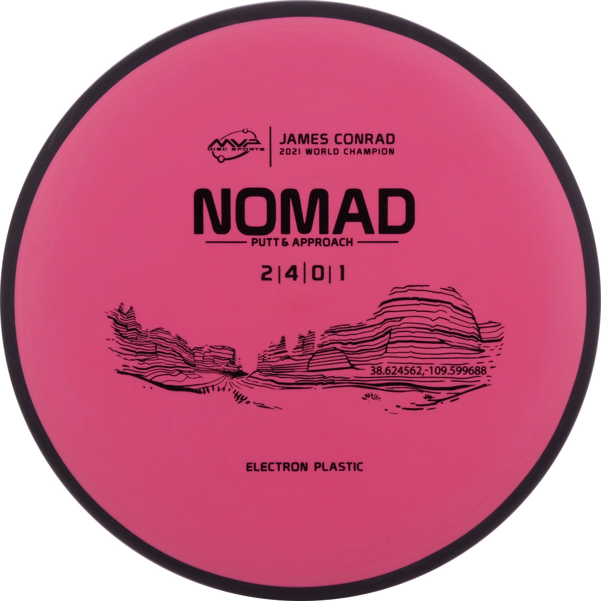 MVP Electron Nomad 165-169g stable putt & approach disc disc golf disc