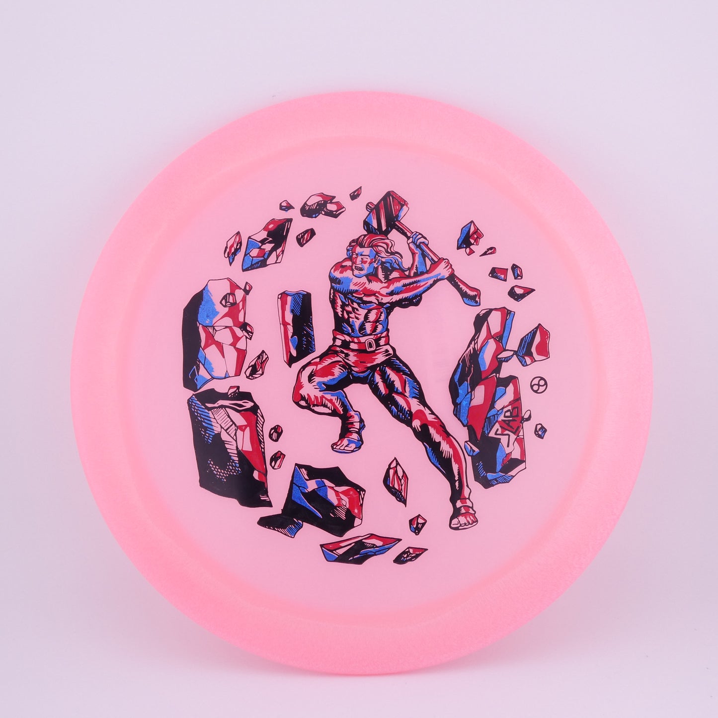 C-Blend Glow Slab (Pink) 173-176g